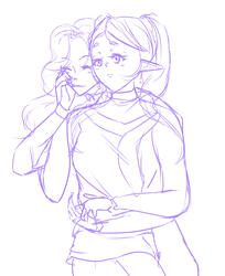 Waist up Sketch Waist up Sketch